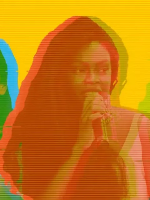 Three women speaking